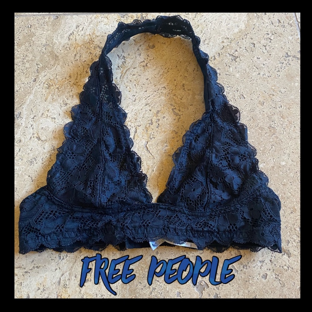 EUC Free People halter bralette XS